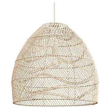 Rattan Boho Bell Shaped Pendant - HER Home Design Boutique